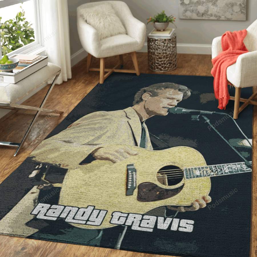 Randy Travis – Country Music PopArt For Fans Area Rug Living Room Carpet Floor Decor