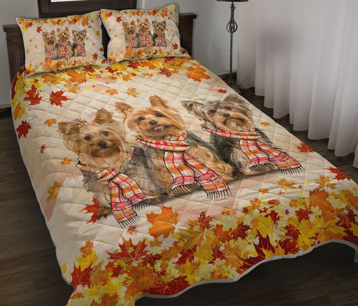 Yorkshire Terrier – Quilt Bed Set Tt019