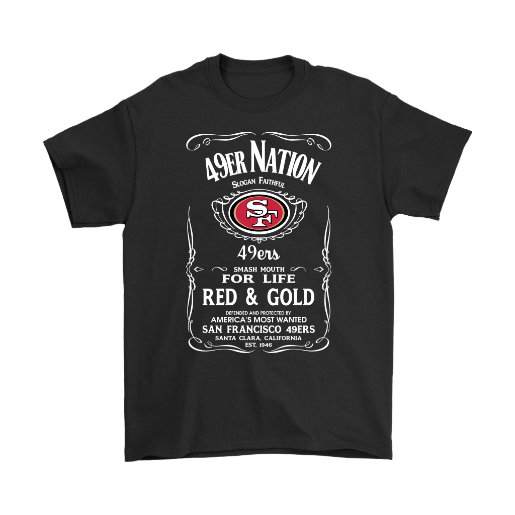 Find 49er Nation Faithful Football San Francisco 49ers Slogan Shirts