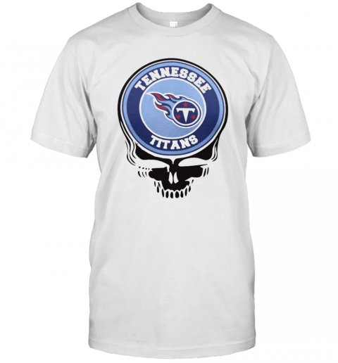 Tennessee Titans Football Skull T-Shirt