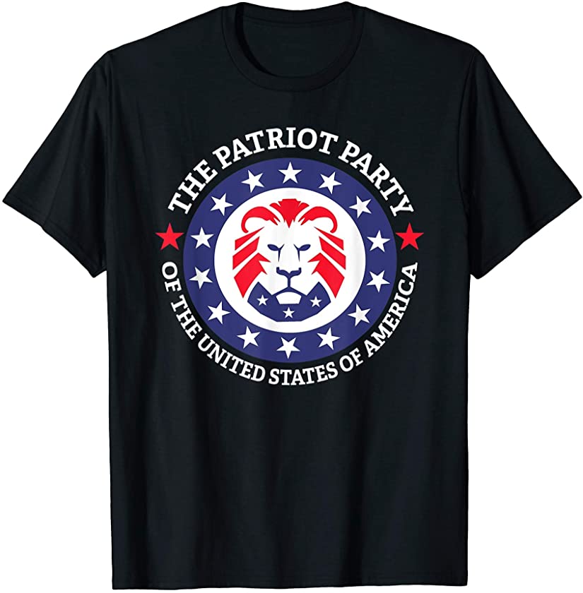 The Patriot Party Of The United States Lion Logo T-Shirt