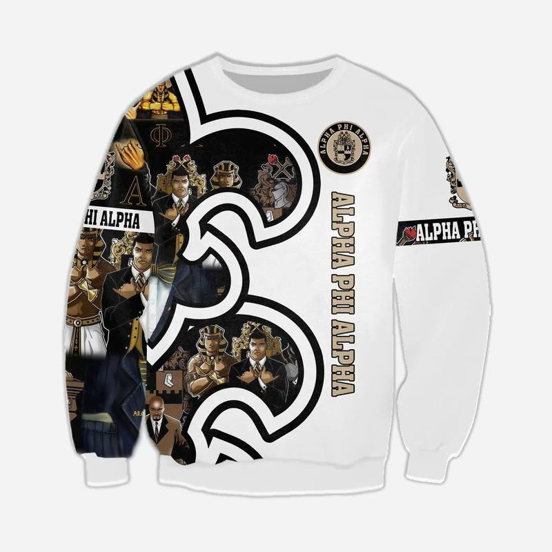 Fraternity Sweatshirt – Crewneck Sweatshirt Alpha Phi Alpha Swag