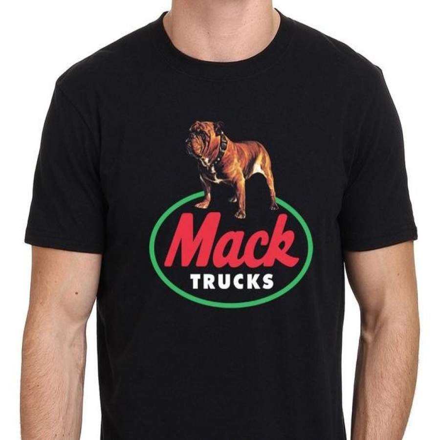 2018 Mack Trucks Vintage Logo Short Sleeve Cotton Men’s T-Shirt