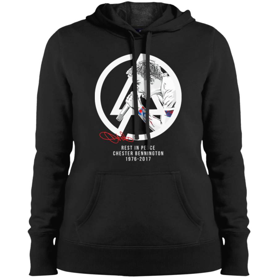 AGR Rest In Peace Chester Bennington Ladies’ Pullover Hooded Sweatshirt