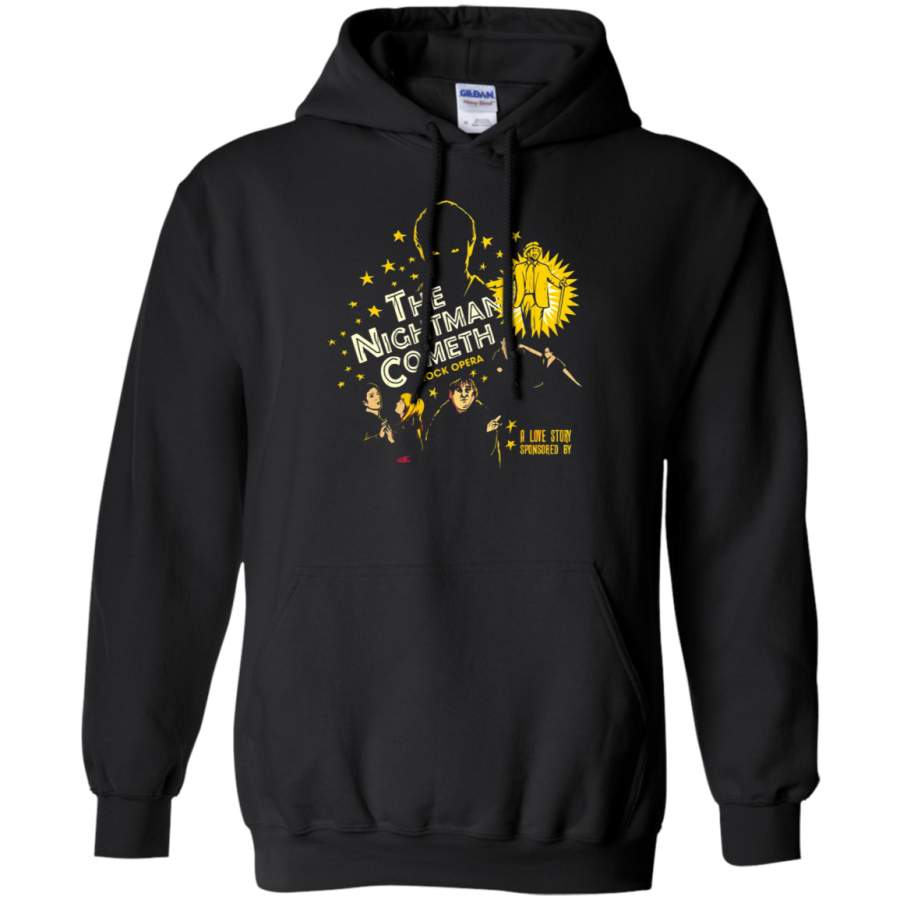 AGR The Nightman Cometh Rock Opera Always Sunny In Philadelphia Hoodie