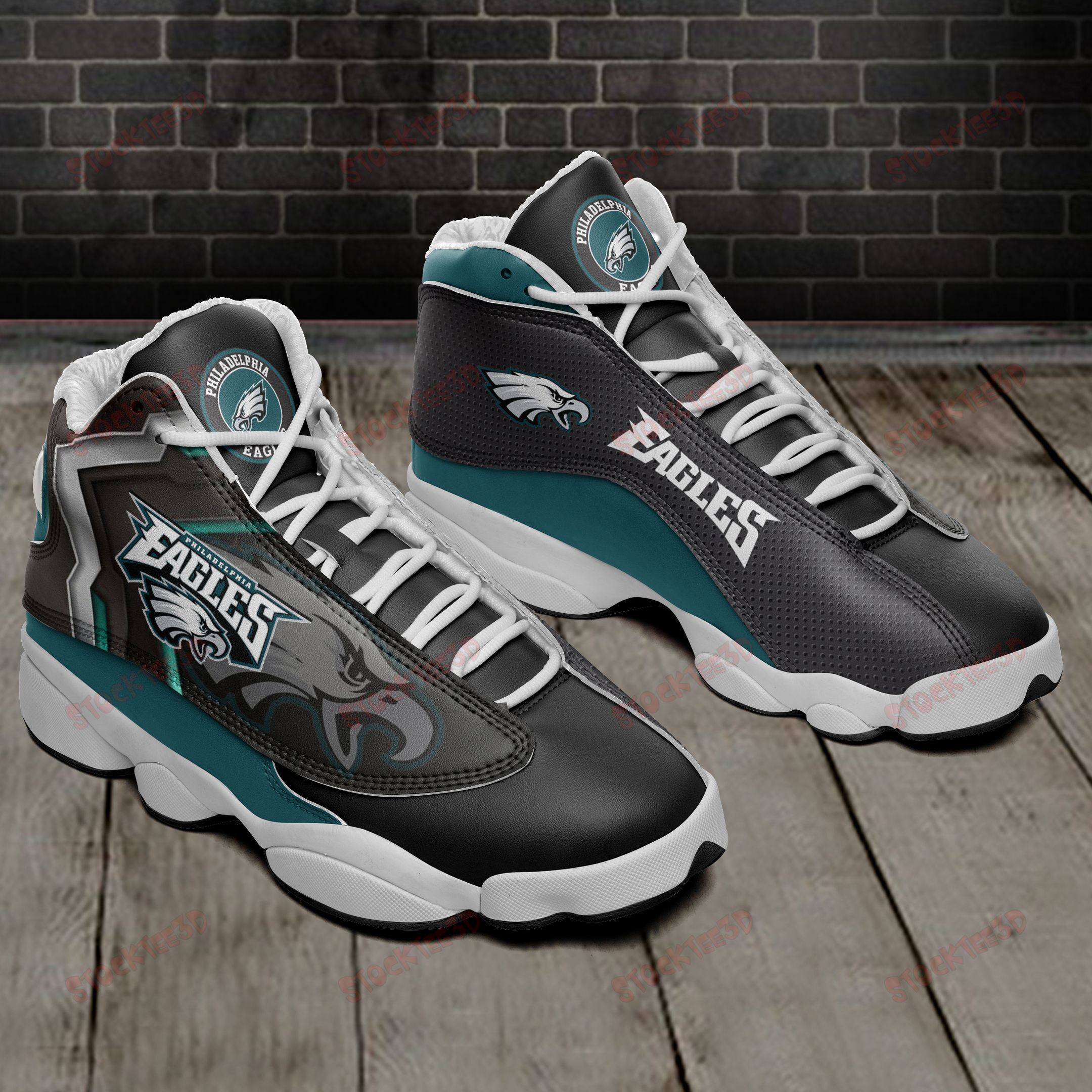 Philadelphia Eagles Air Jd13 Sneakers 653