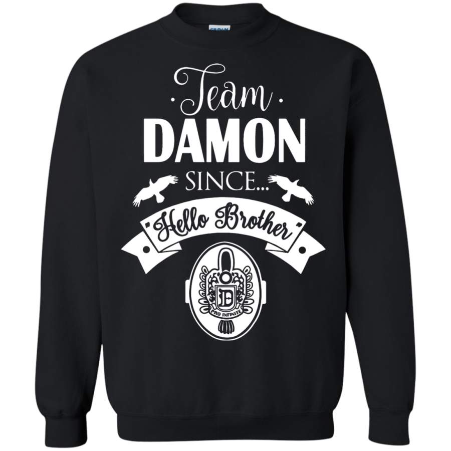 AGR Team Damon Since Hello Brother The Vampire Diaries Sweatshirt