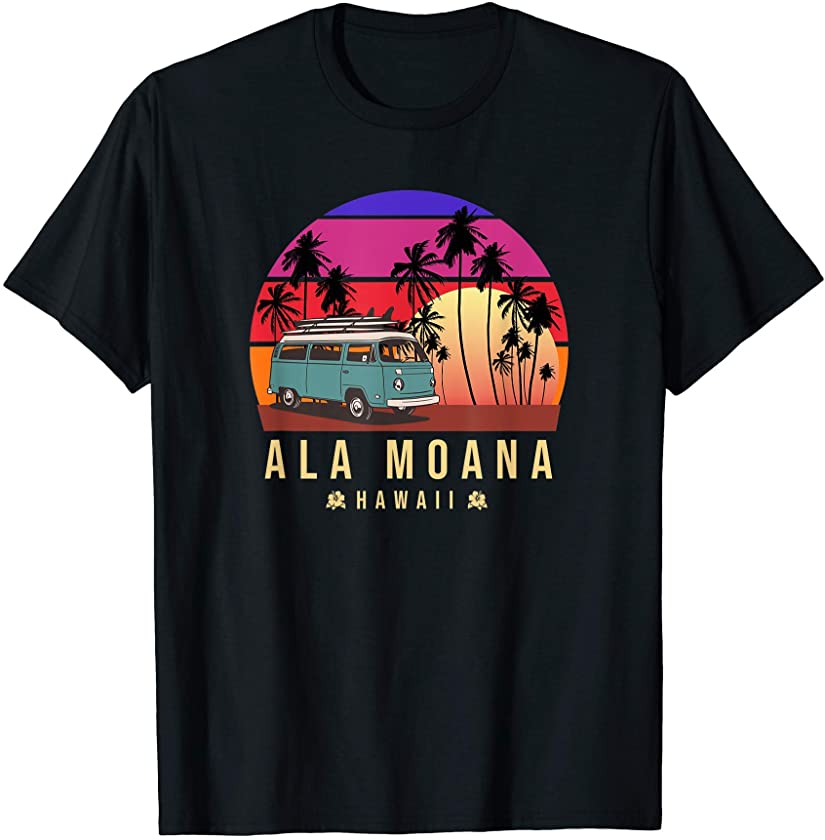 Aloha Hawaii – Ala Moana Surf Van Vintage Hawaiian T-Shirt