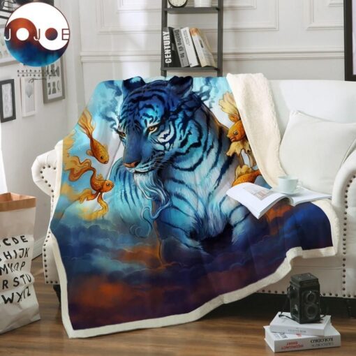 Dream Tiger Throw Soft Cozy Lightweight Premium Blanket