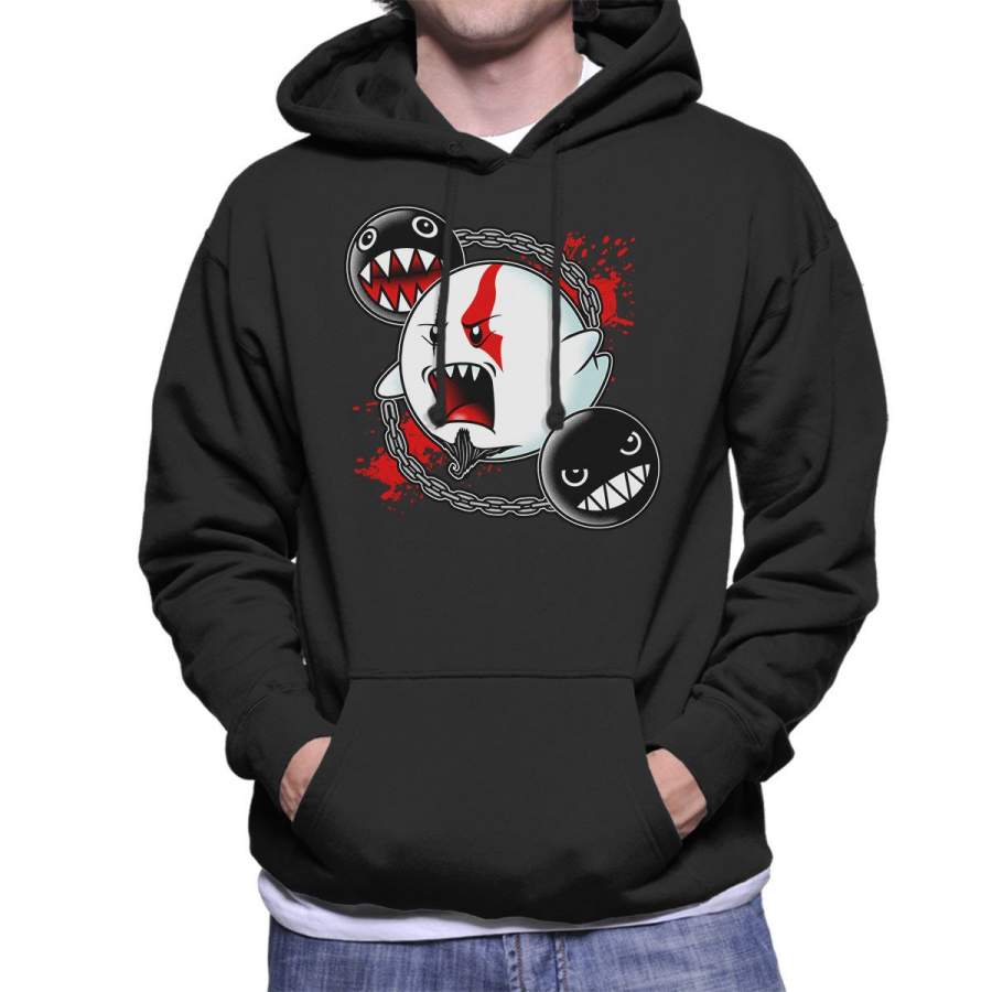Ghost Of Sparta God Of War Mario Men’s Hooded Sweatshirt
