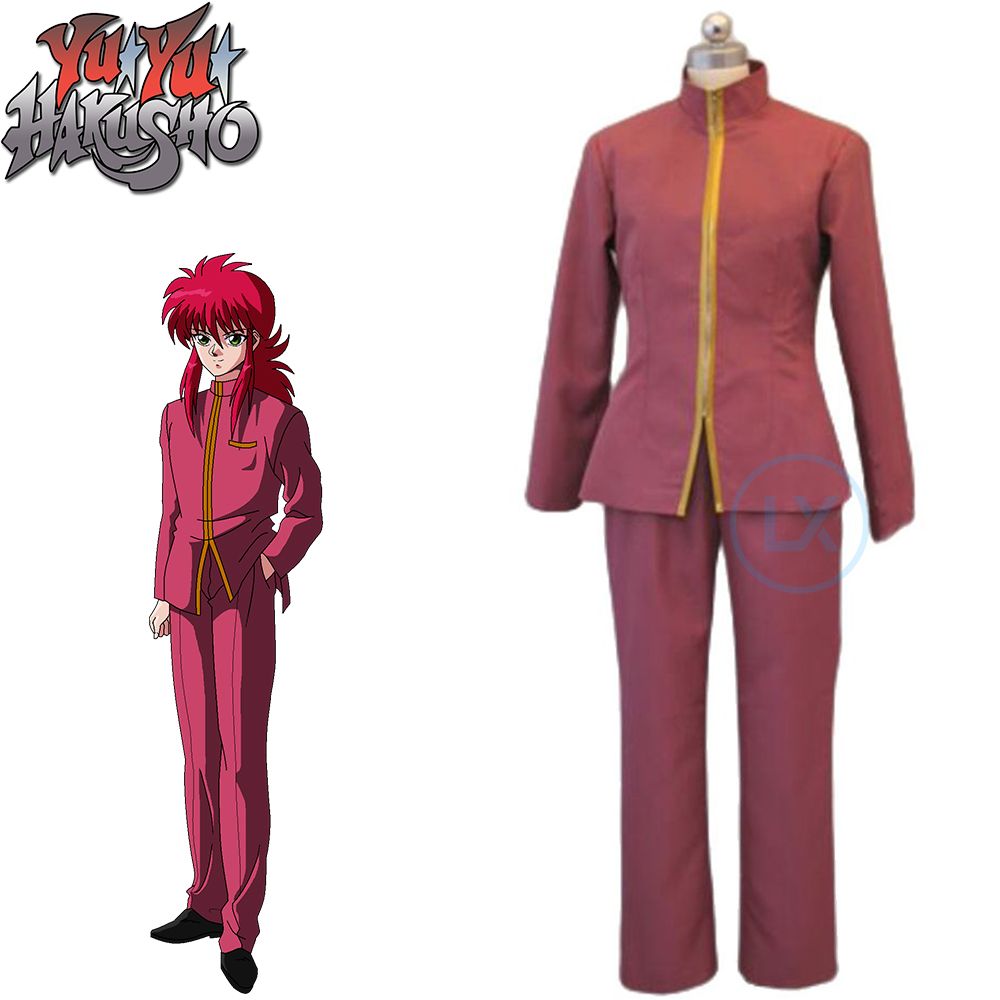 Anime Yu Yu Hakusho Kurama/Minamino Shuuichi Cosplay Costume Green Full Set Halloween Costume Uniform For Women Men alx