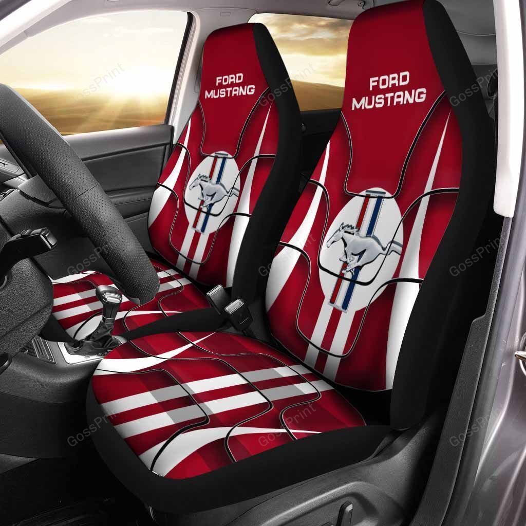 Mustang Car Seat Cover Ver 1 (Set Of 2)