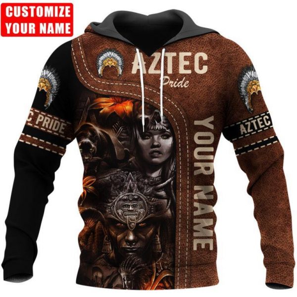 Persionalized Aztec Pride 3D All Over Printed Unisex Hoodie No1