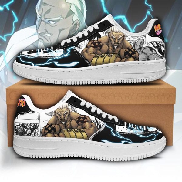 Raikage Naruto Anime Shoes Air Force 1 Sneakers Custom For Men Women Ht