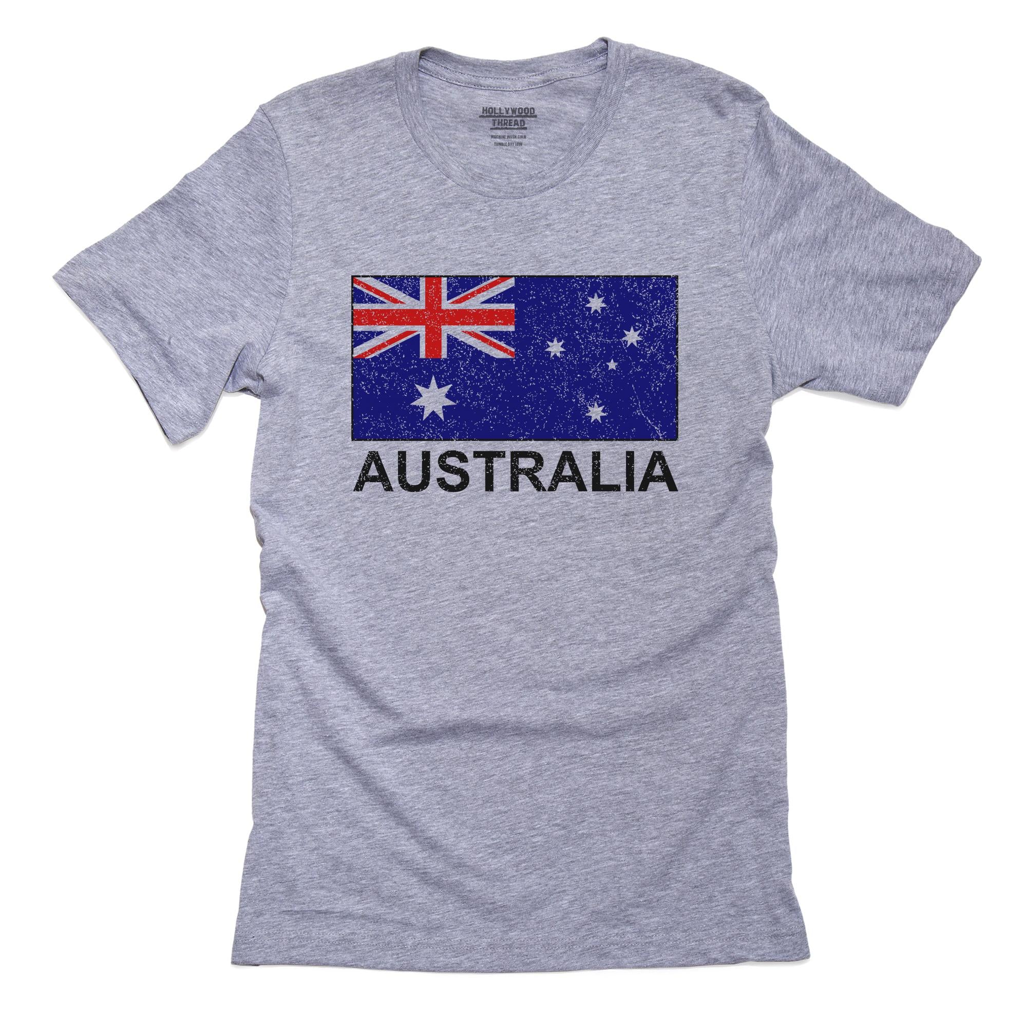 Australia Flag – Special Vintage Edition T-Shirt, Framed Print, Pillow, Golf Towel