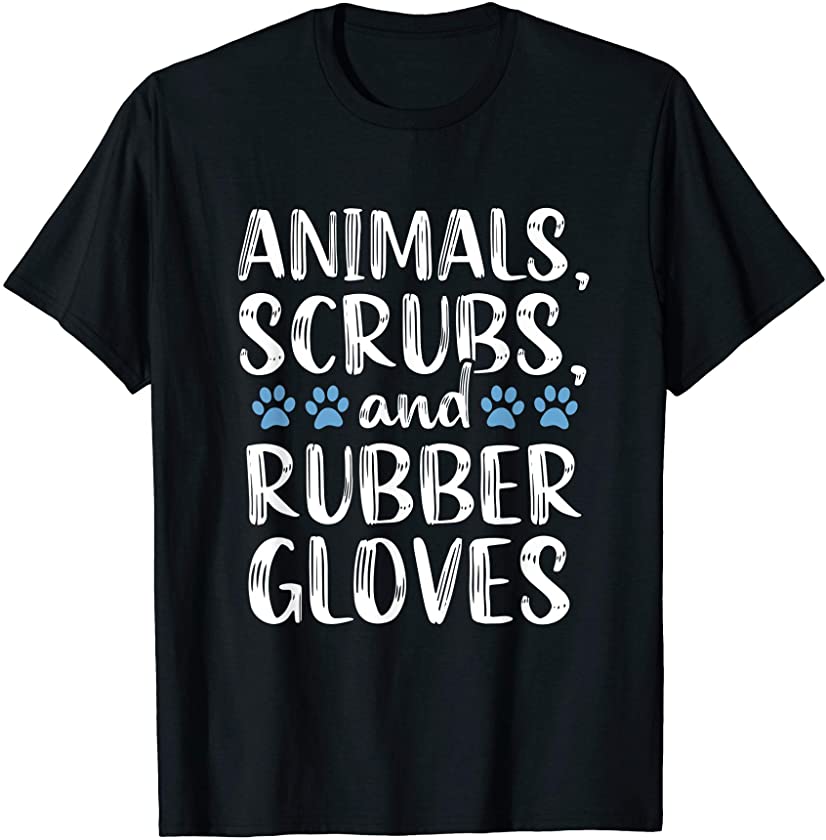 Veterinary Assistant Cute Vet Tech Animal Lover Gift Women T-Shirt