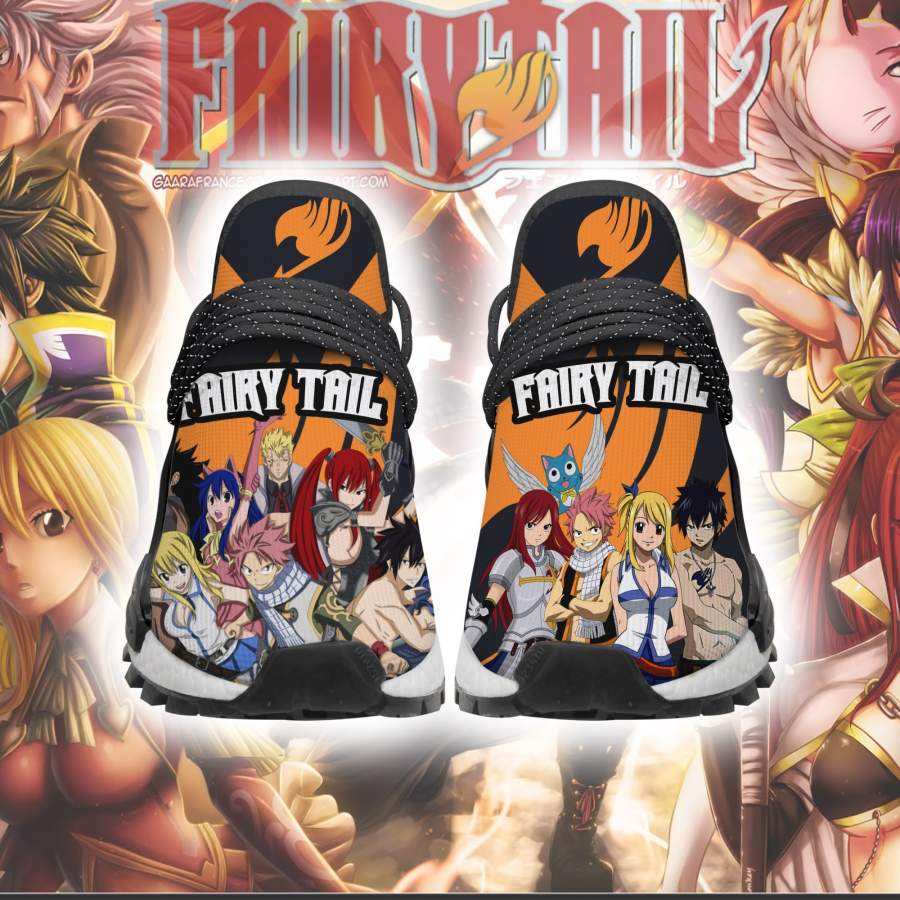 Fairy Tail NMD Sneakers Anime Characters Custom Anime Shoes