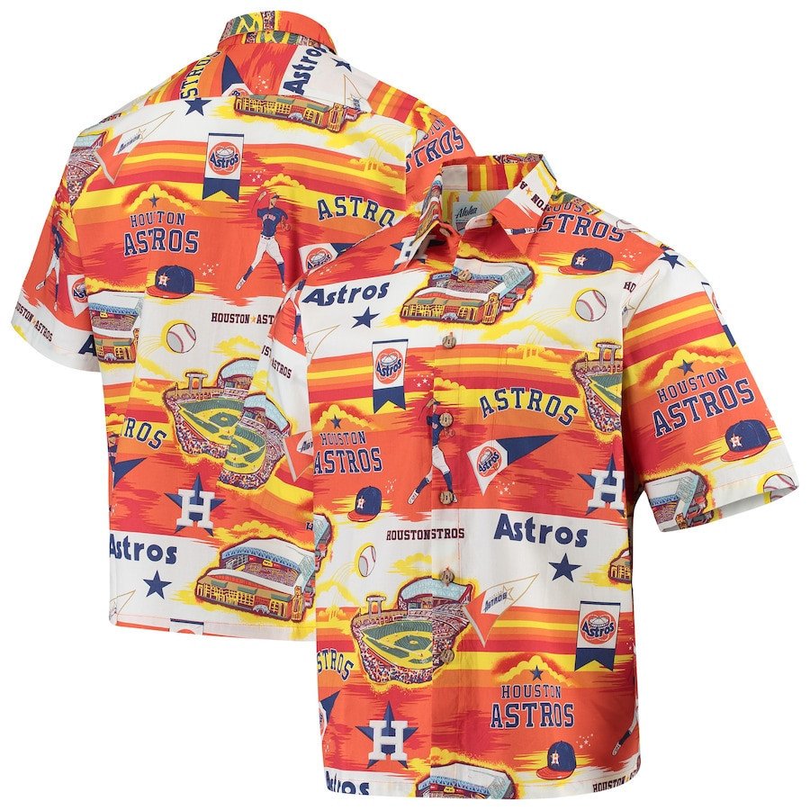 Houston Astros Scenic Hawaii Shirt Orange Ha87916