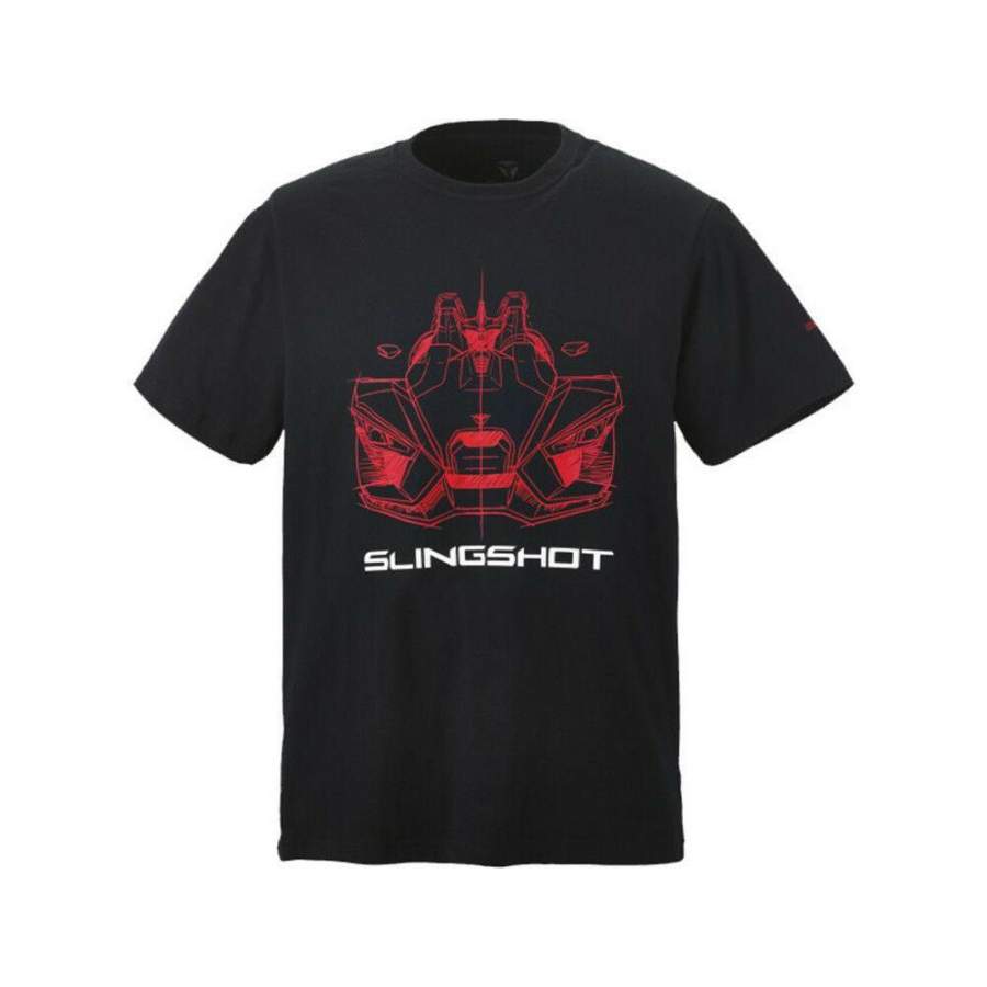 Polaris Slingshot Shirt Polaris Mens Black Slingshot Attitude Short Sleeve T-Shirt