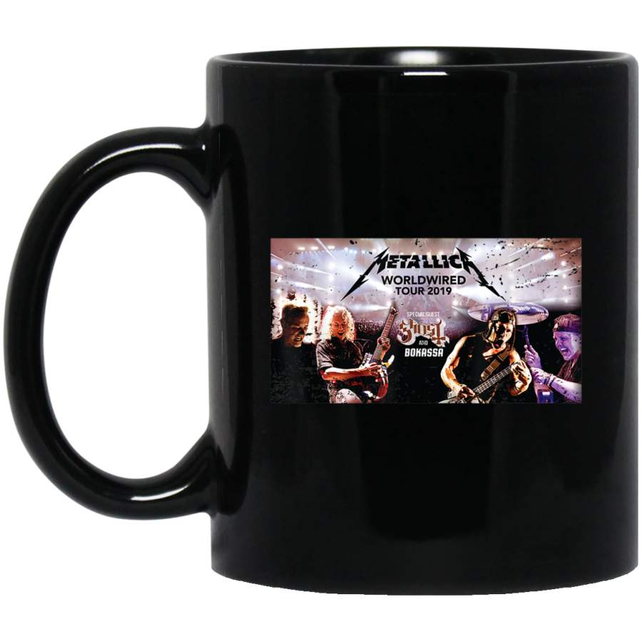 We All Love Metallica-Skull Fire Mug 2019 Cool 11 oz 15 oz Black Mug