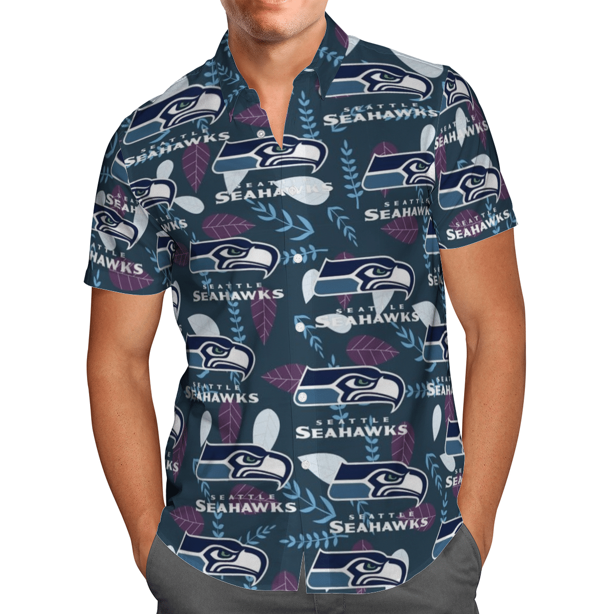 R-Seattle Seahawks Football Hawaiian Shirt