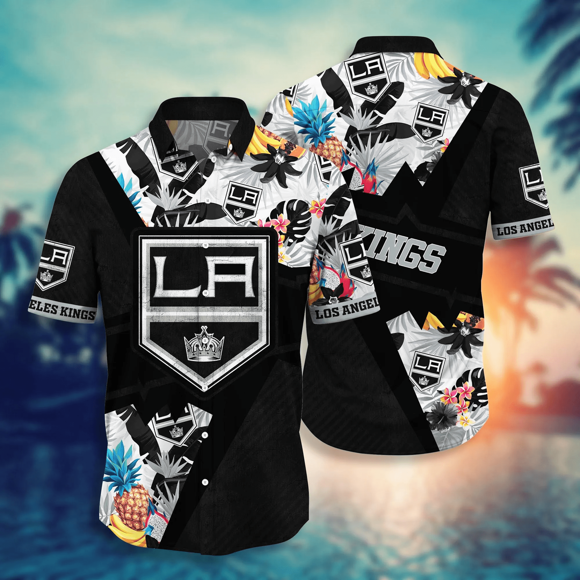 Los Angeles Kings Nhl Hawaiian Shirt Ceiling Fans Aloha Shirt