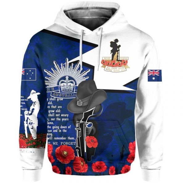 Ruddycheeks Hoodie Anzac Lest We Forget