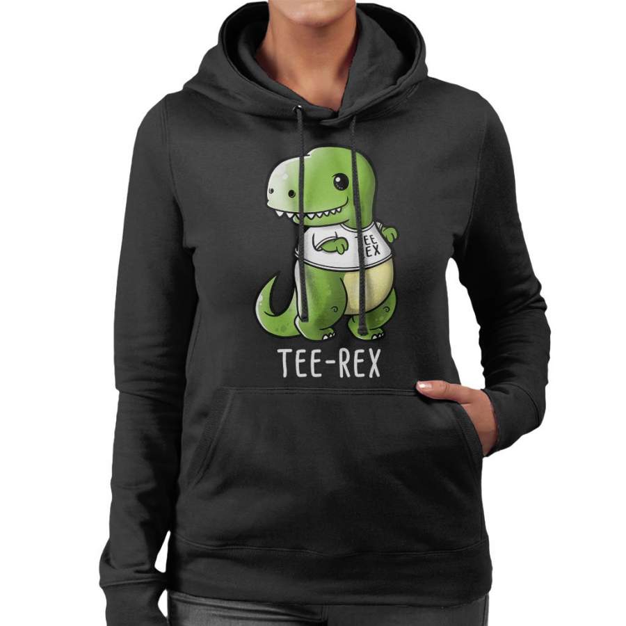 Tee Rex Dinosaur Women’s Hooded Sweatshirt