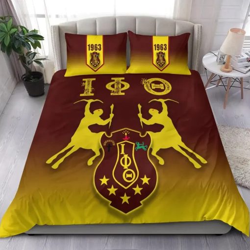 Black Greek – Iota Phi Theta Centaur Official Shield 3D Bedding Set