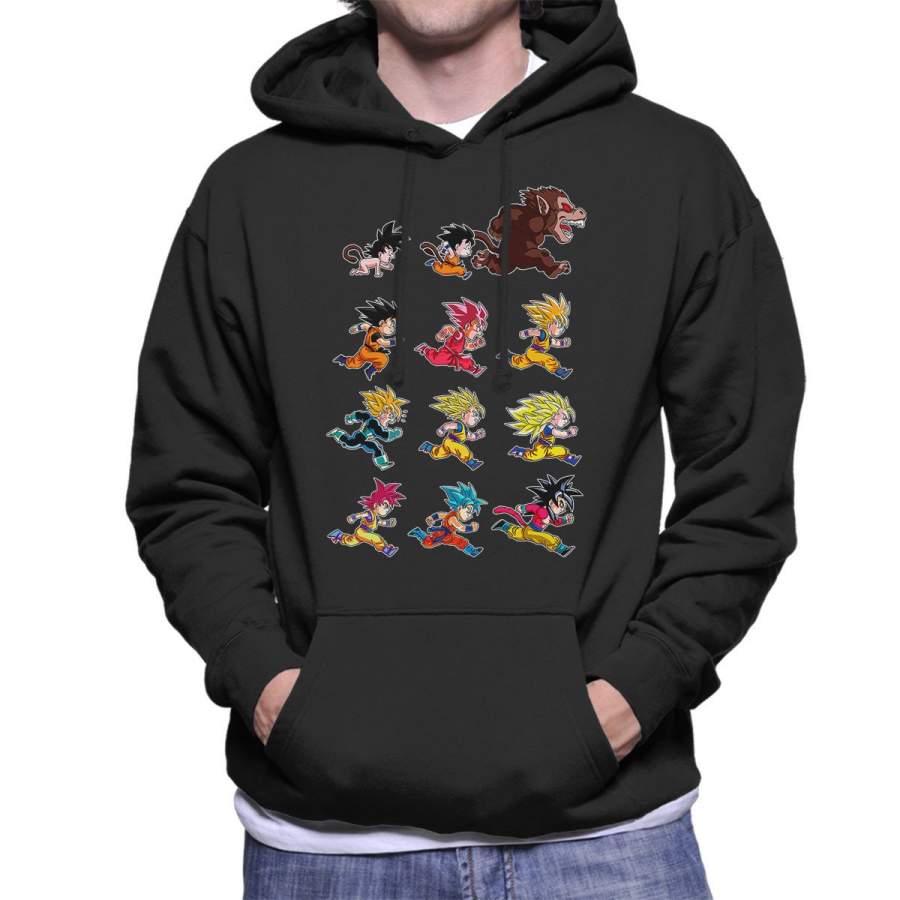 Dragon Ball Evolutions Of King Monkey Men’s Hooded Sweatshirt