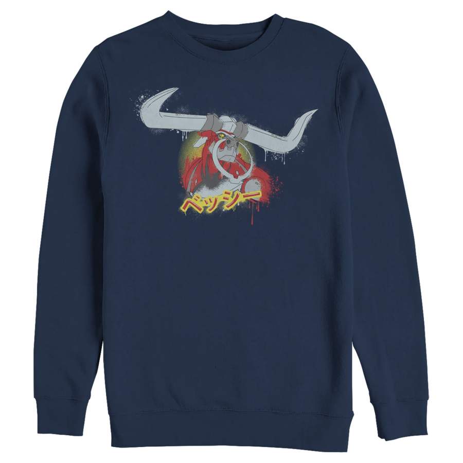 Cannon Busters Men’s Bull Cadillac Paint Drip  Sweatshirt