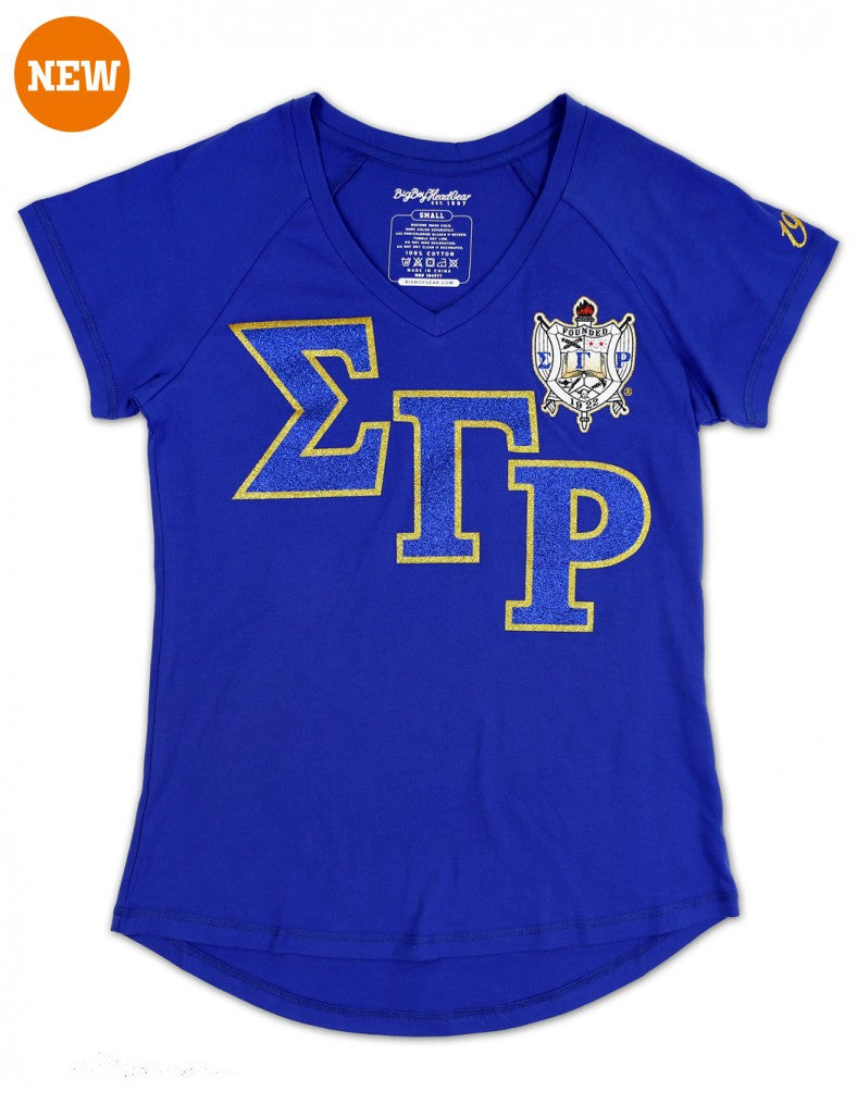 Sigma Gamma Rho V-Neck Shield T-Shirt