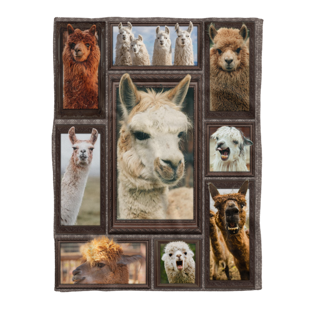 Animal Blanket. 3D Llama