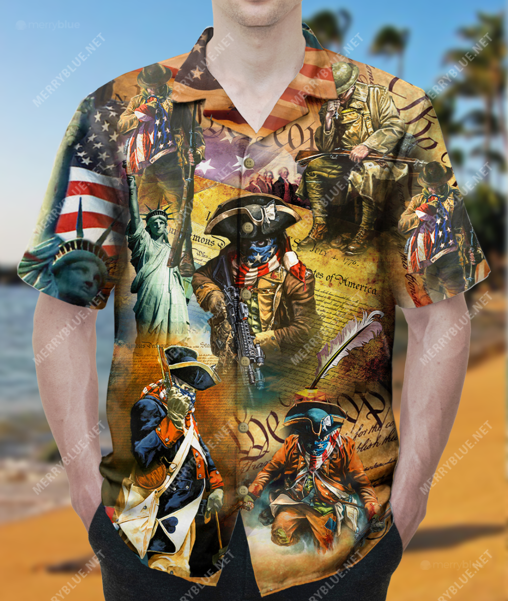 Stand Firm Liberty Or Death Unisex Hawaii Shirt Ha25681