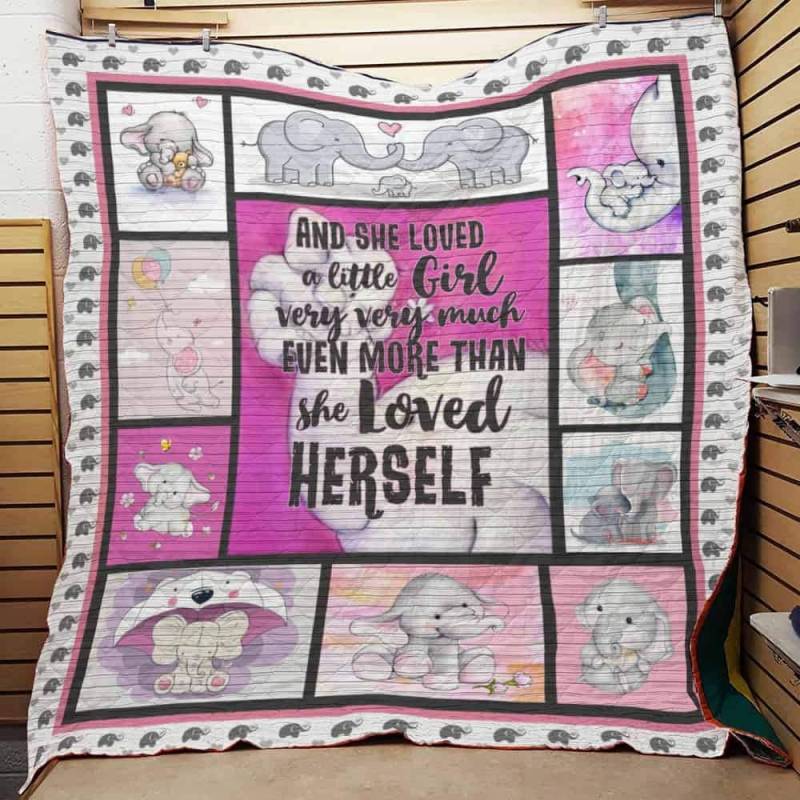 She Loved Herself Elephant J4260 Quilt