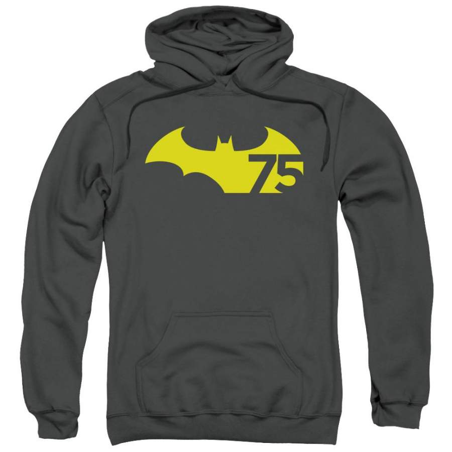 Batman – 75 Logo 2 Adult Pull Over Hoodie