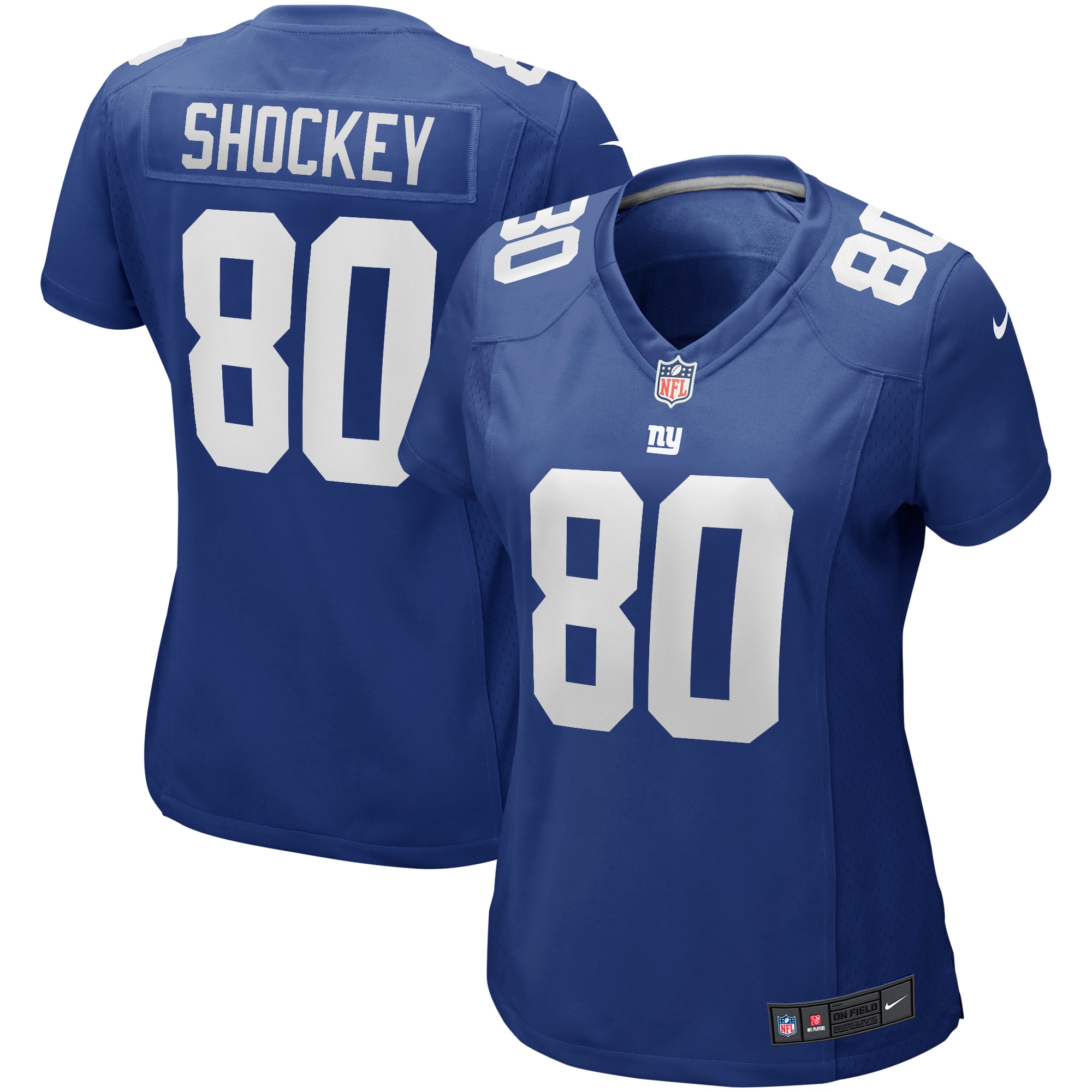 Women’s New York Giants Jeremy Shockey Royal Game Retired Player Jersey