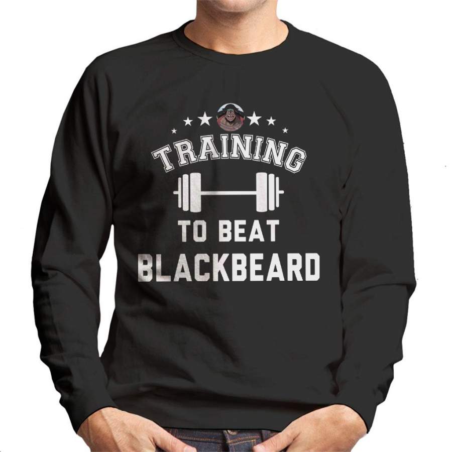 Training To Beat Black Beard One Piece Men’s Sweatshirt