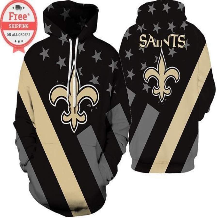 New Orleans Saints Football Team Unisex Hoodie Unisex 3D All Over Print