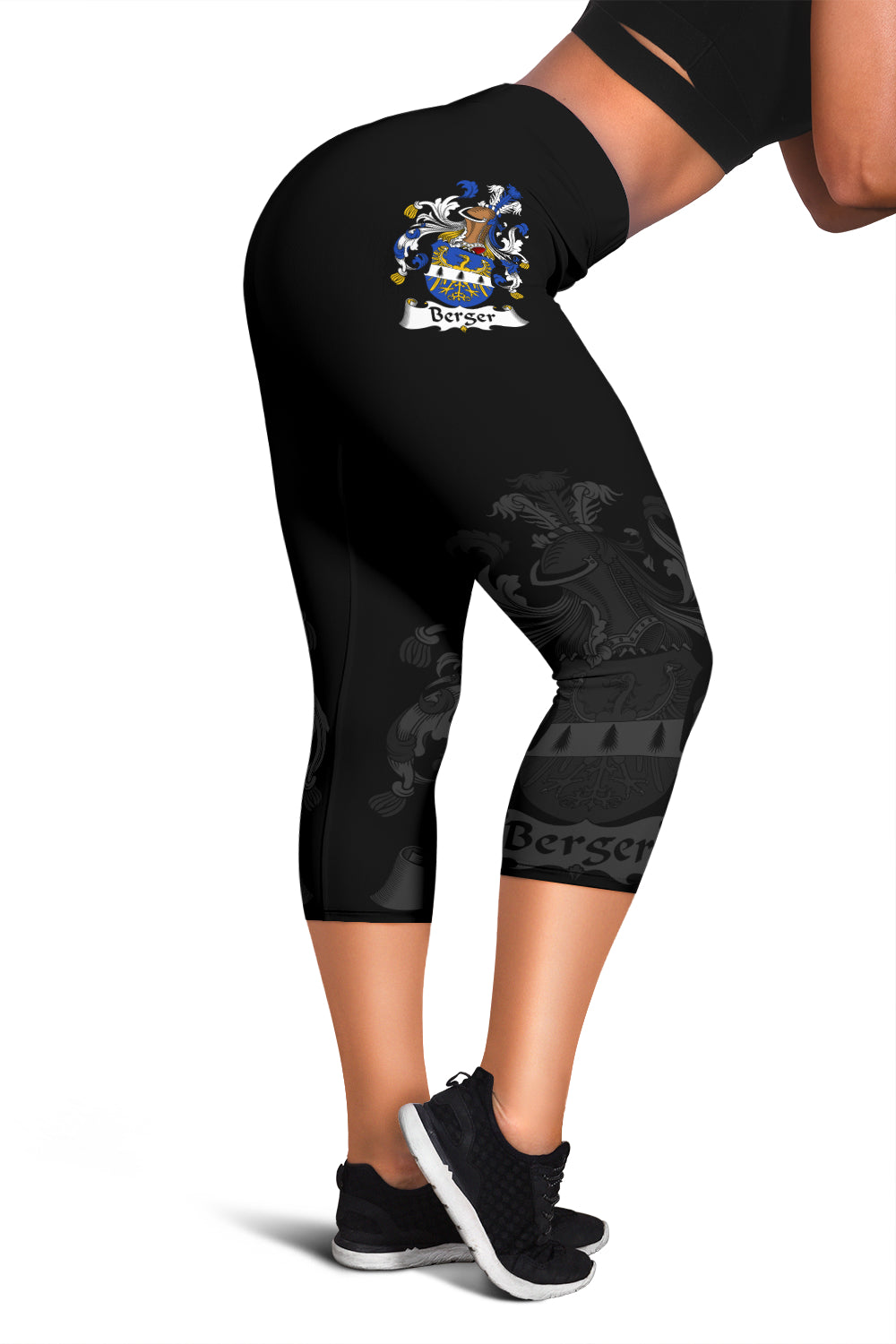 Berger Germany Capris Leggings – German Family Crest A7