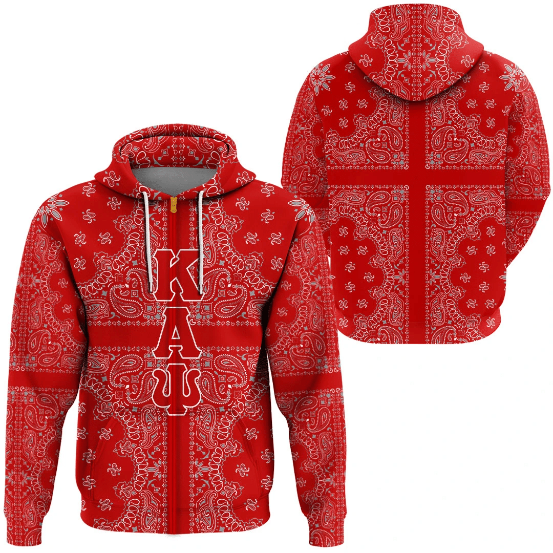 Africa Zone Hoodie – Kappa Alpha Psi Paisley Style Zip Hoodie A31