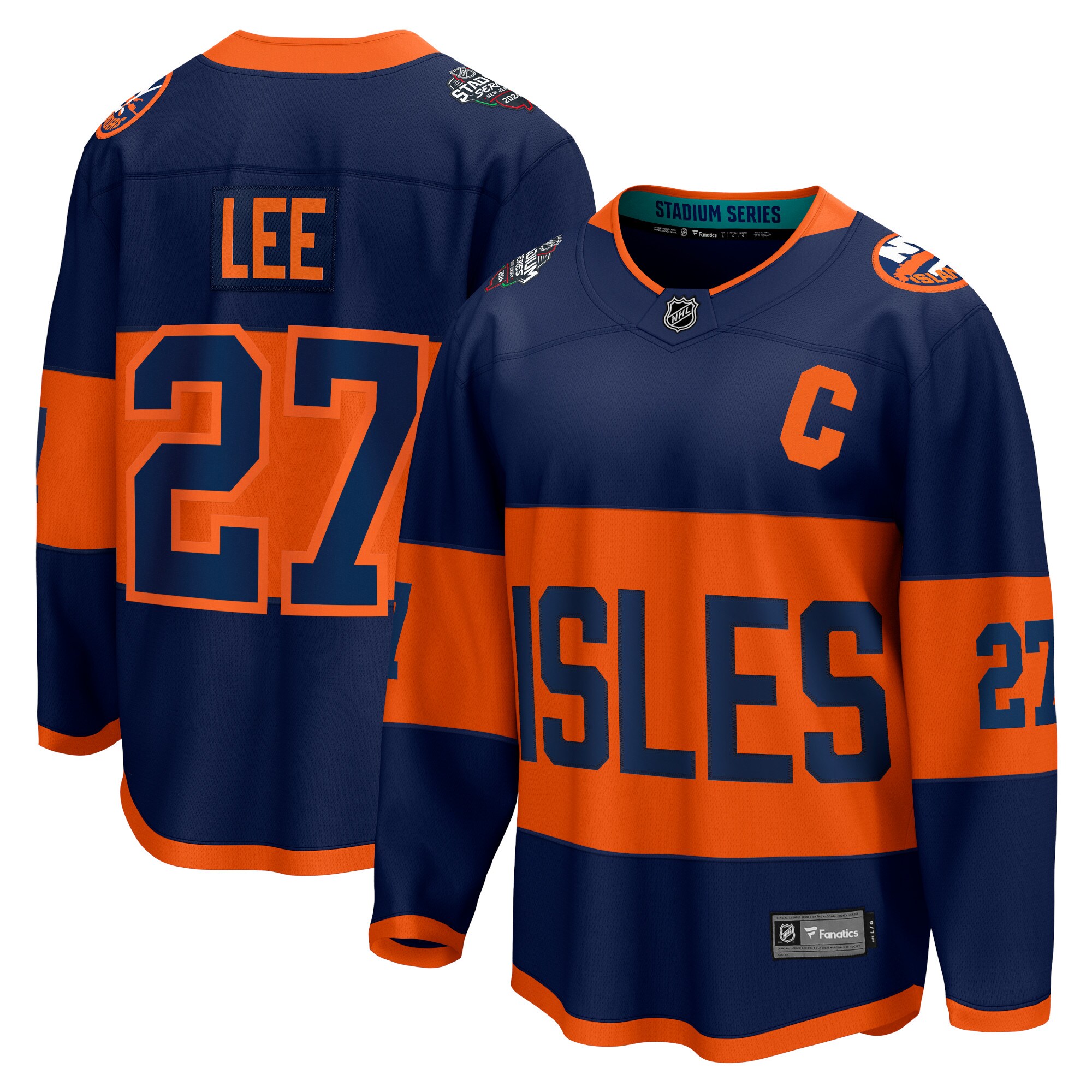 Anders Lee New York Islanders Branded 2024 NHL Stadium Series Breakaway Player Jersey  Navy