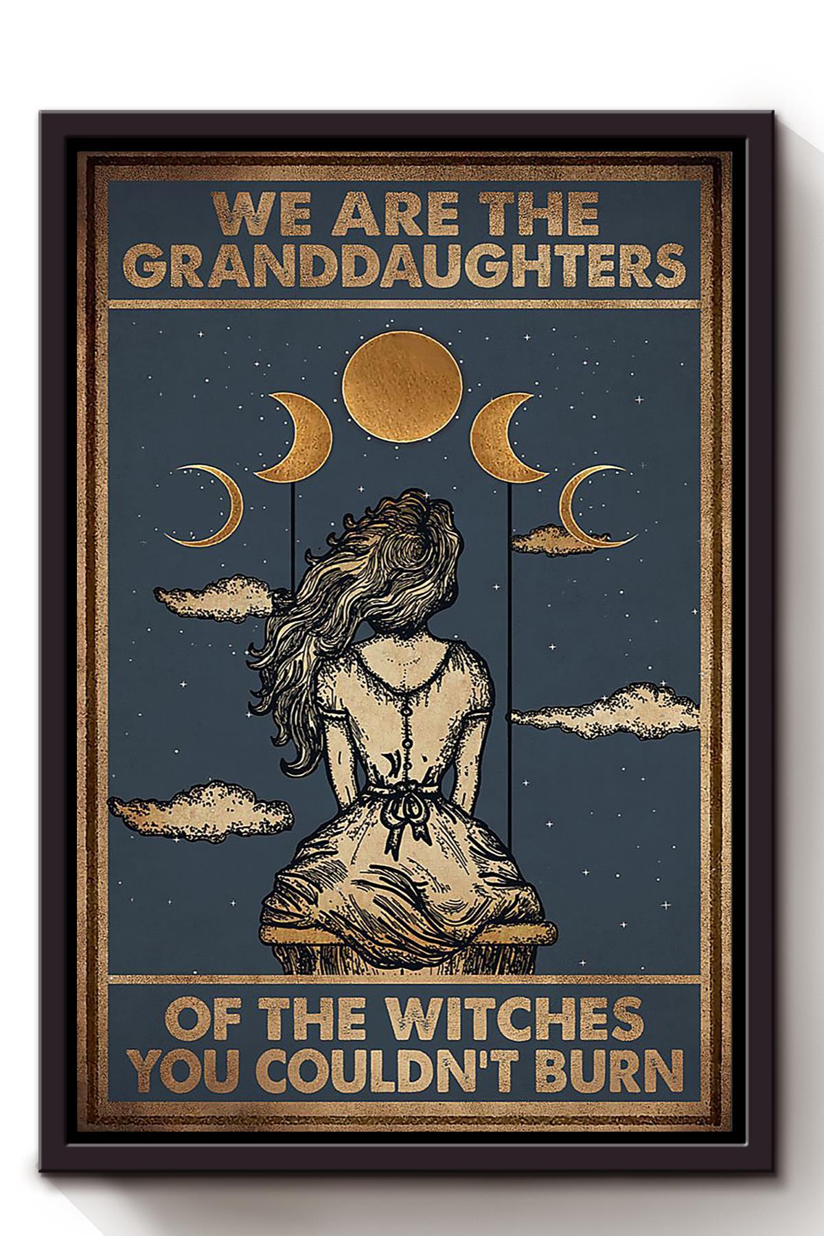 We Are The Granddaughter Of Witches Halloween Canvas And Poster, Canvas Prints, My Poster Wall, Canvas Wall Art, Wall Decor Visual Art, Halloween Gift, Happy Halloween 2