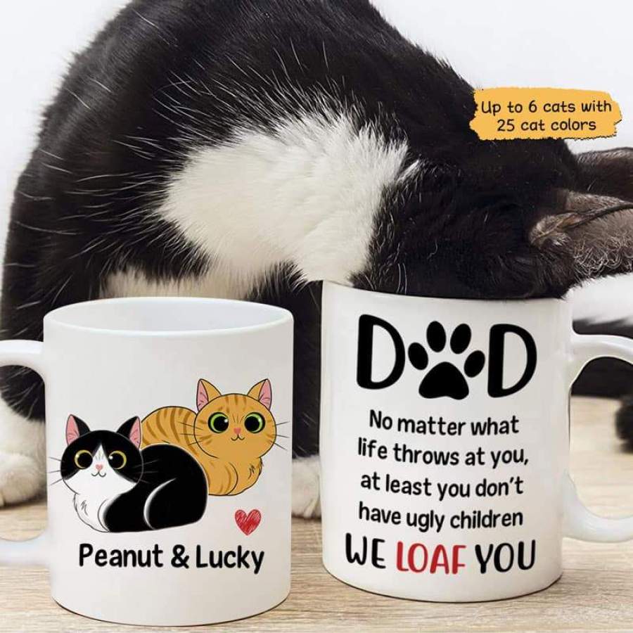 Cat Loaf No Matter What Personalized Coffee Mug