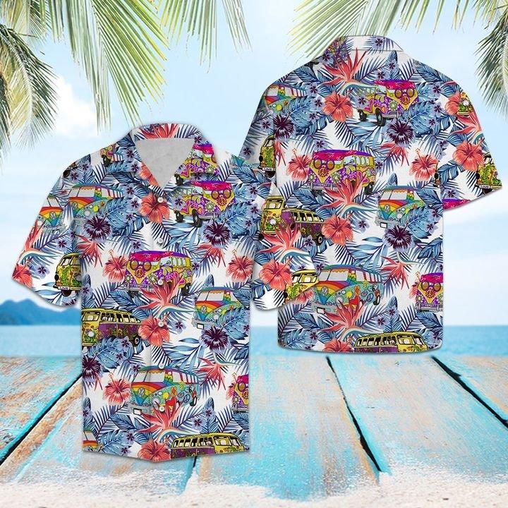 Hippie Bus Hawaii Shirt For Men Women Ha43748