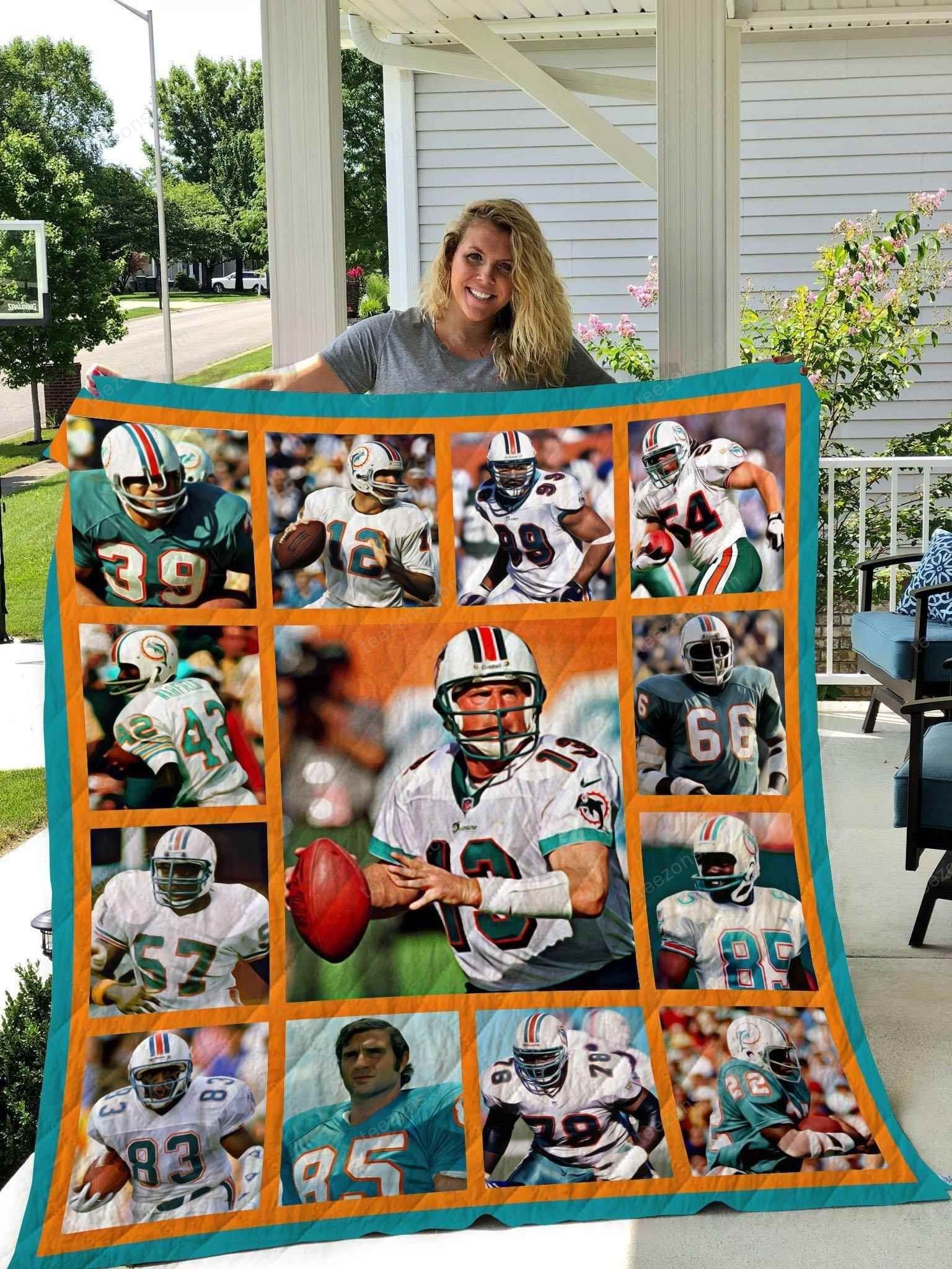 Miami Dolphins Legends N2906 Quilt