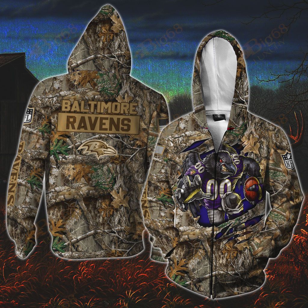 Baltimore Ravens Hunting Shirt 04 M6BTH0707