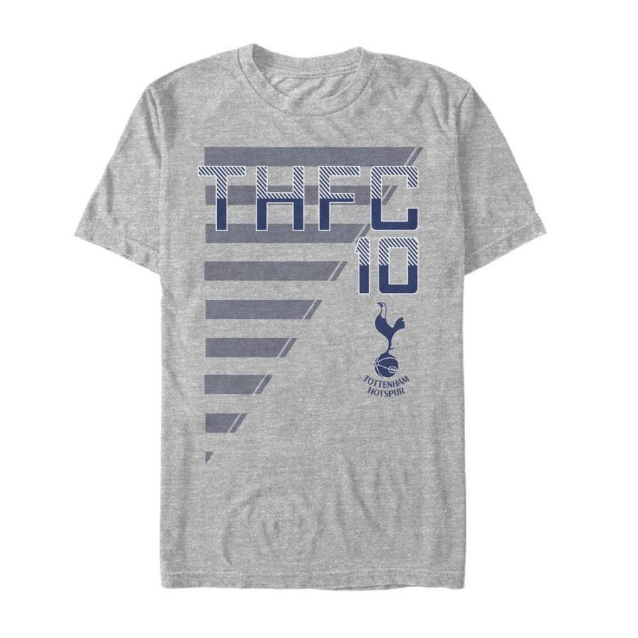 Tottenham Hotspur Football Club Men’s THFC 10  T Shirt Athletic Heather