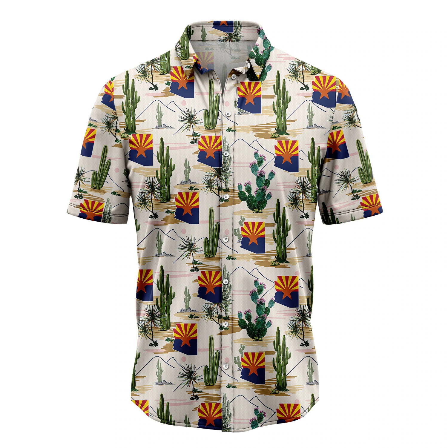 Arizona Cactus Hawaii Summer Hawaii Shirts For Aloha Beach Shirt Ha67406