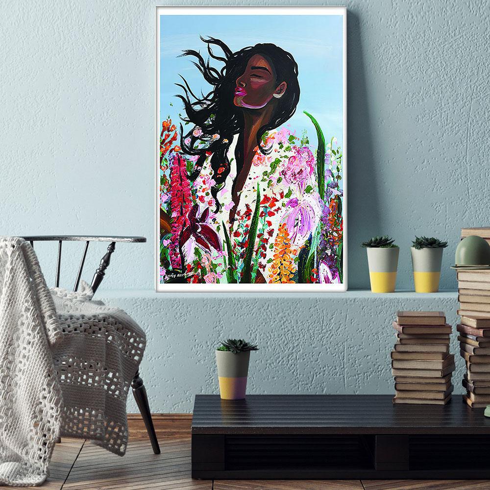 West Africa Best Canvas Prints Modern Black Lives Matter Poster Print Black Girl Black King Stunning  Digital Prints